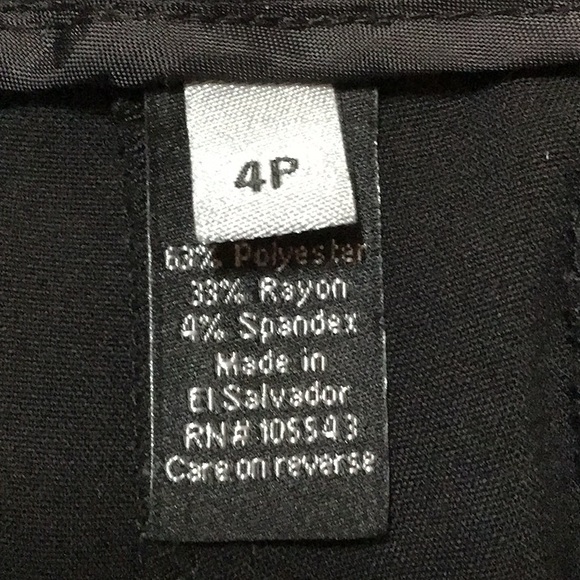 APT 9 BLACK DRESS ANKLE PANTS SZ 4P - Picture 4 of 10
